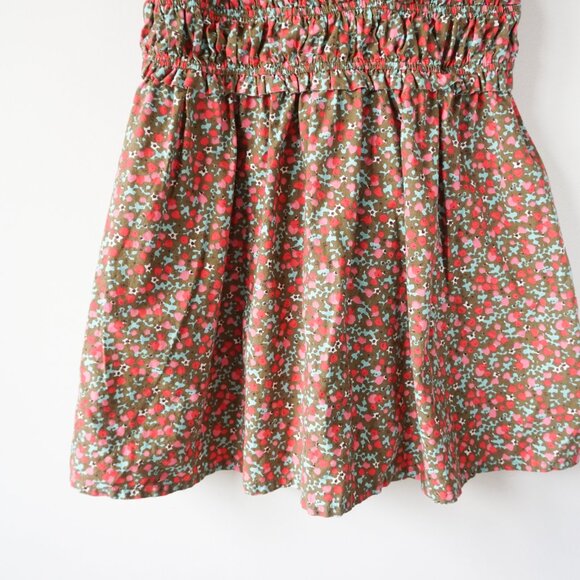 Free People Pennie Floral Print Puff Sleeve Summer Mini Dress‎ Boho Women S - Picture 3 of 10